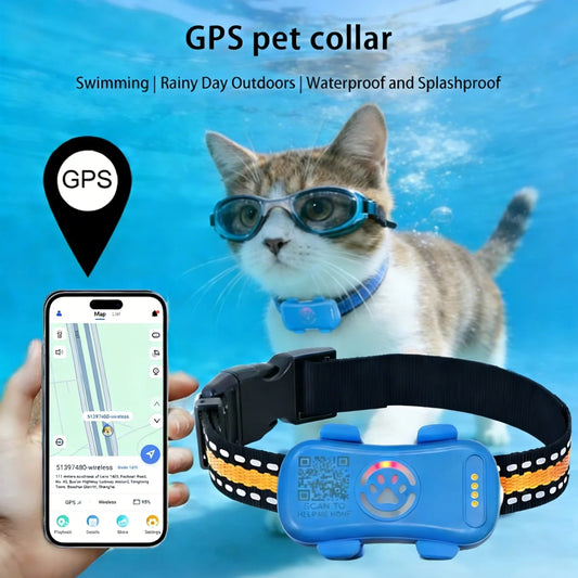 Waterproof Pet GPS Tracker Collar with Geofence