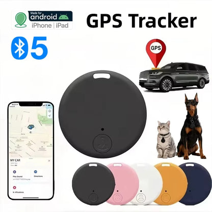 Bluetooth 5.0 Mini GPS Tracker for Pets & Wallets