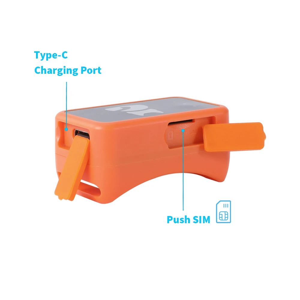 4G Pet GPS Tracker Collar with Health Monitor