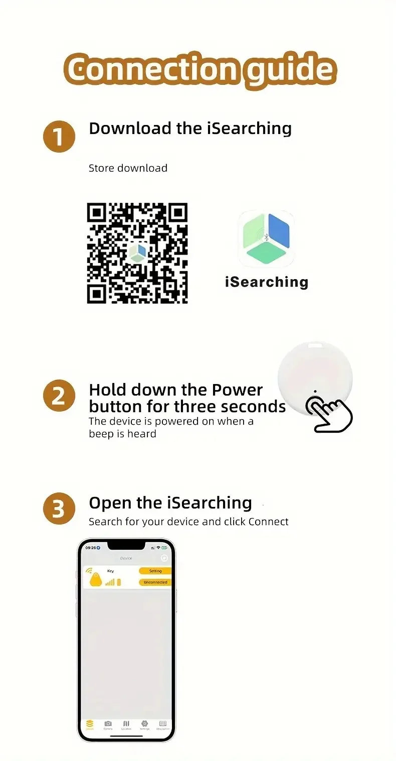 Mini Smart GPS Tracker & Key Finder