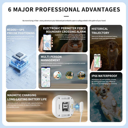 4G Pet GPS Wireless Fence Collar