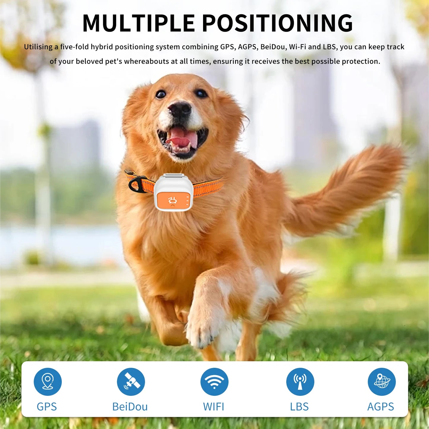 4G Pet GPS Wireless Fence Collar