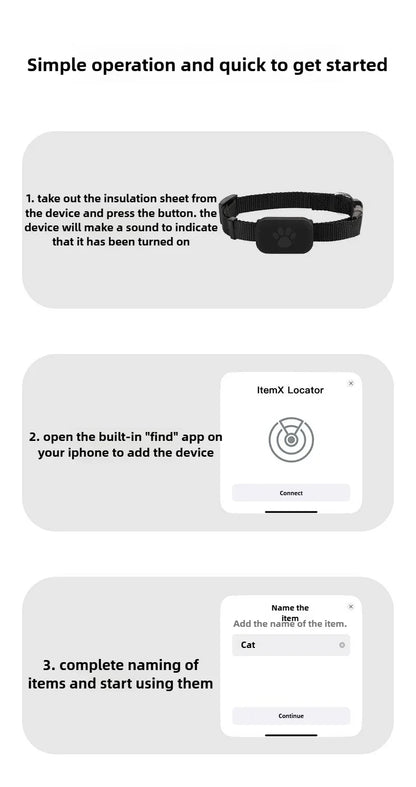Pet Bluetooth GPS Tracker Collar