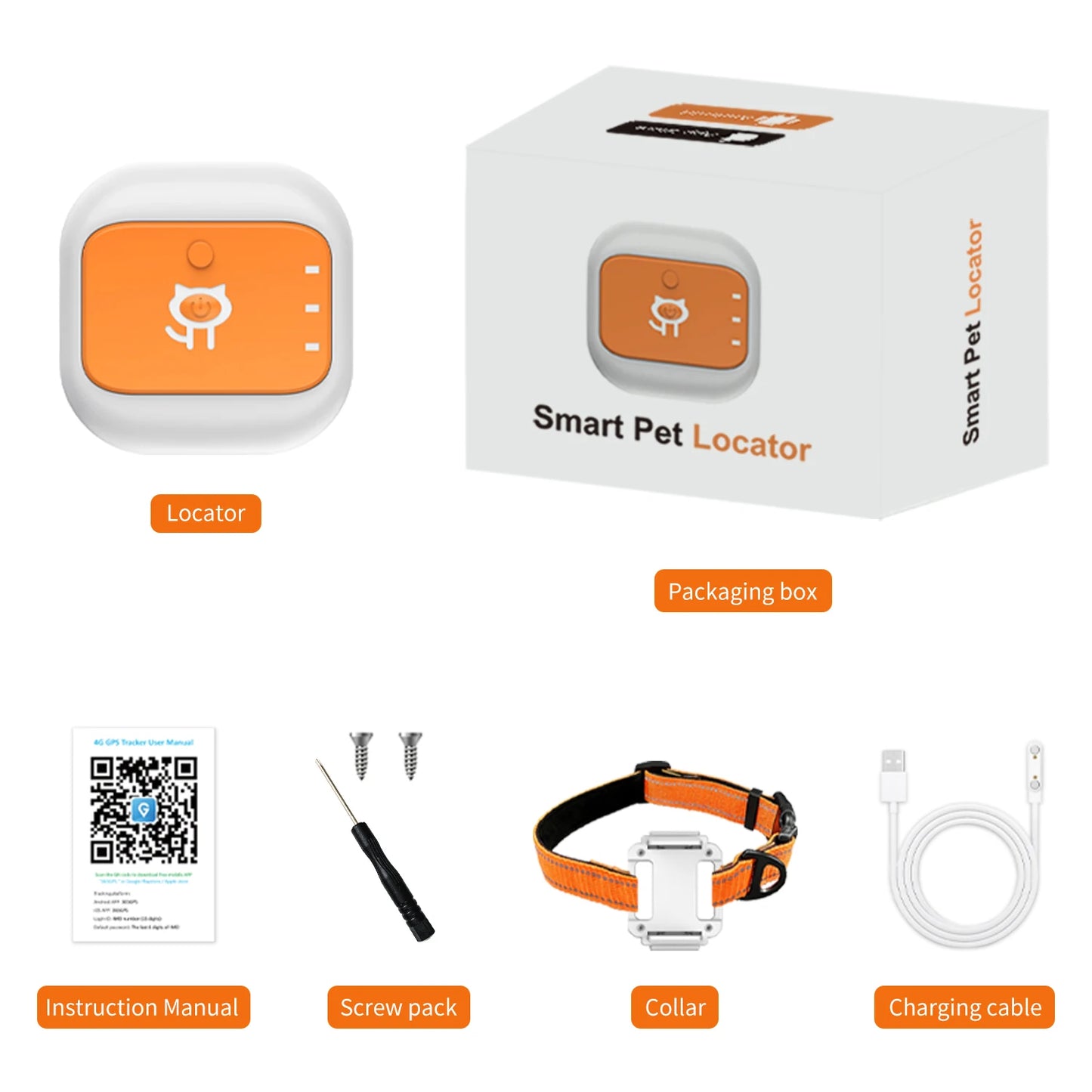 4G Pet GPS Wireless Fence Collar